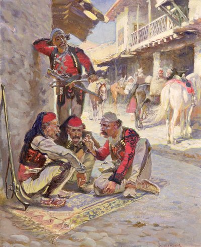 Würfelspiel, 1892 von Waclaw Pawliszak